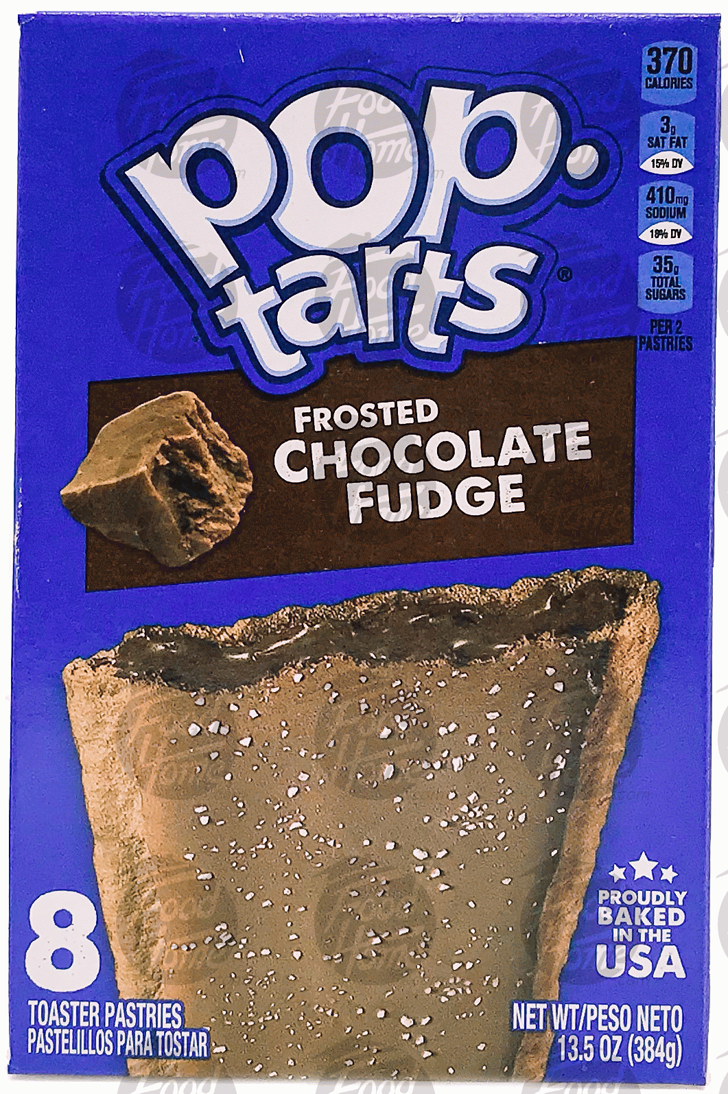 Pop tarts  frosted chocolate fudge toaster pastries, 8 pastries, box Full-Size Picture